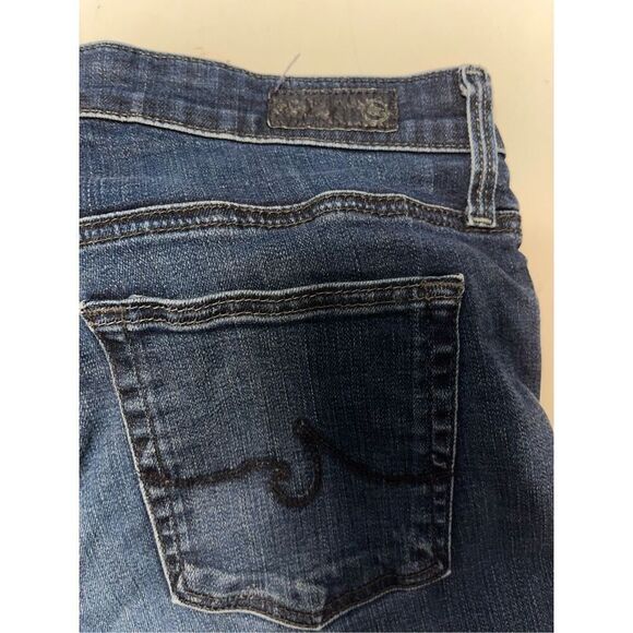 Adriano Goldschmied AG‎ 28R The Farrah Skinny High-Rise Dark Stretch Denim Jeans - Picture 8 of 8